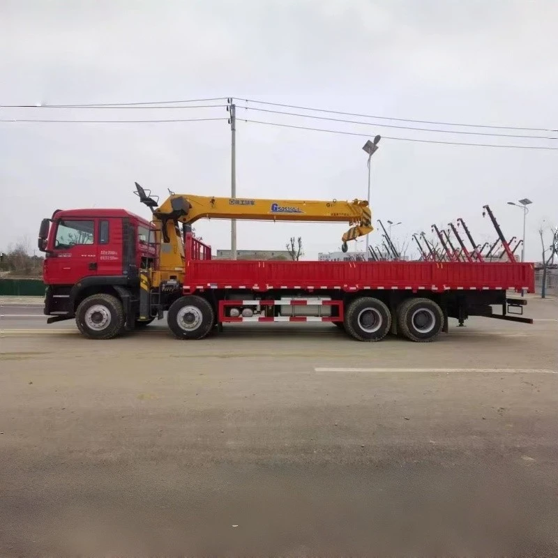 Straight Boom Truck Crane factory